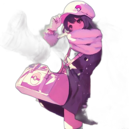 jacket, staff, hat, weapon transparent PNG cut-out