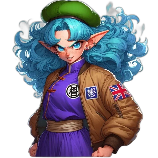 jacket, staff, fantasy art, pixel art transparent PNG cut-out