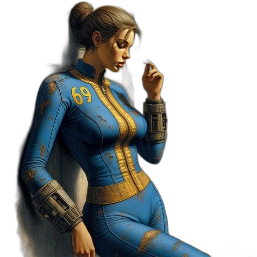 dress, concept art, fantasy art, comic book art transparent PNG cut-out