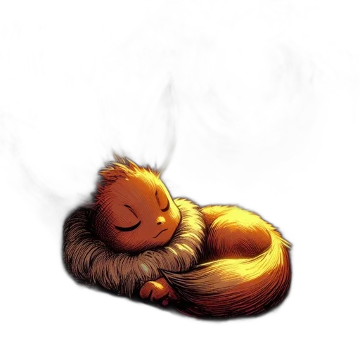 creature, animal, hair, dragon transparent PNG cut-out
