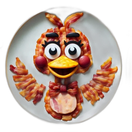 food, animal, creature, 3d render transparent PNG cut-out