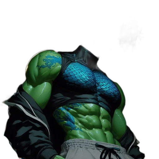 jacket, comic book art, concept art, fantasy art transparent PNG cut-out