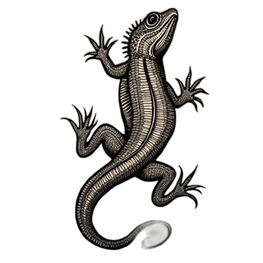 dragon, animal, staff, creature transparent PNG cut-out