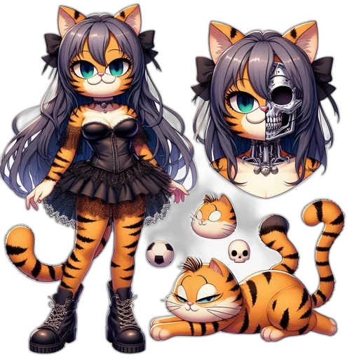 anime, pixel art, concept art, fantasy art transparent PNG cut-out