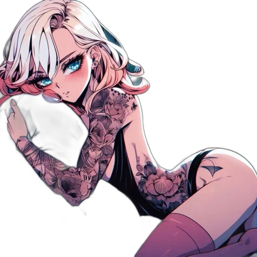 dress, cartoon, anime, comic book art transparent PNG cut-out