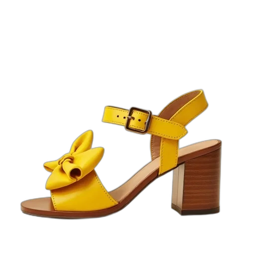 shoes, 3d render, golden, pair transparent PNG cut-out