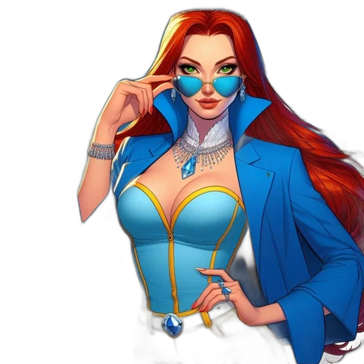 jewelry, fantasy art, concept art, comic book art transparent PNG cut-out
