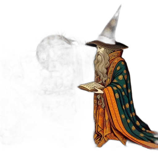 staff, hat, mask, dragon transparent PNG cut-out