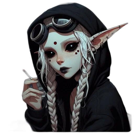 mask, staff, face, creature transparent PNG cut-out