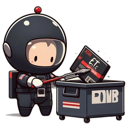 robot, pixel art, concept art, cartoon transparent PNG cut-out