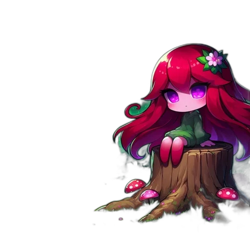 flower, staff, crown, tree transparent PNG cut-out