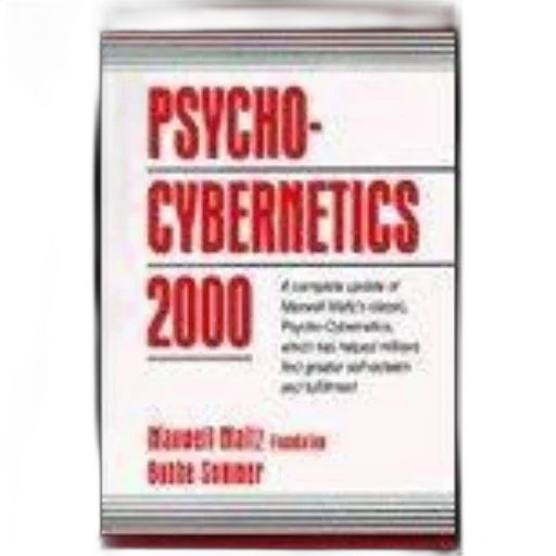 cover, psycho-cybernetics, 2000, features transparent PNG cut-out