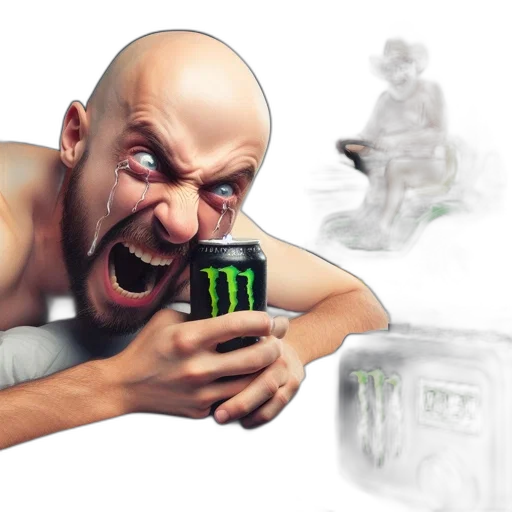 creature, food, bottle, face transparent PNG cut-out
