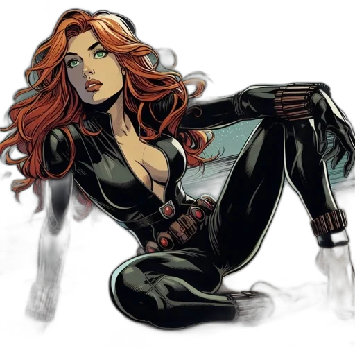 comic book art, concept art, cartoon, fantasy art transparent PNG cut-out