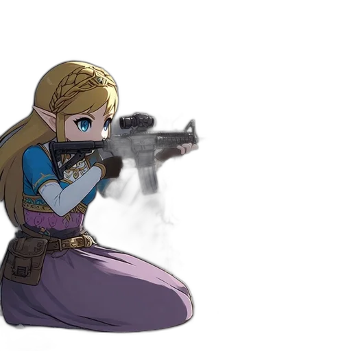 weapon, concept art, pixel art, anime transparent PNG cut-out