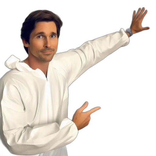 staff, jacket, 3d render, pixel art transparent PNG cut-out