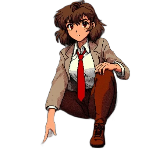 jacket, staff, weapon, animal transparent PNG cut-out