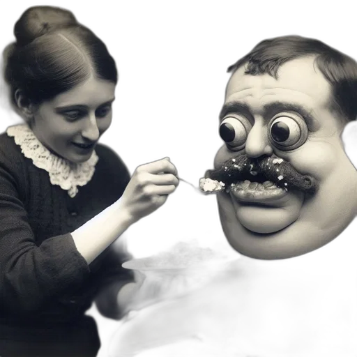 mask, face, creature, staff transparent PNG cut-out