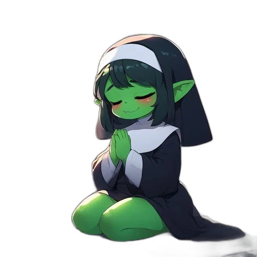hat, staff, creature, mask transparent PNG cut-out