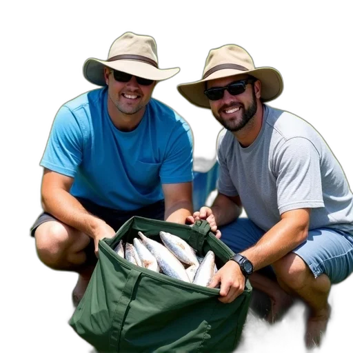 hat, staff, two, men transparent PNG cut-out