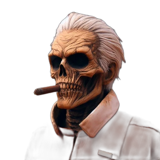 mask, face, staff, jacket transparent PNG cut-out