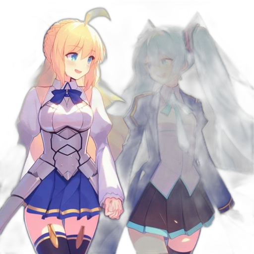 dress, robot, staff, weapon transparent PNG cut-out
