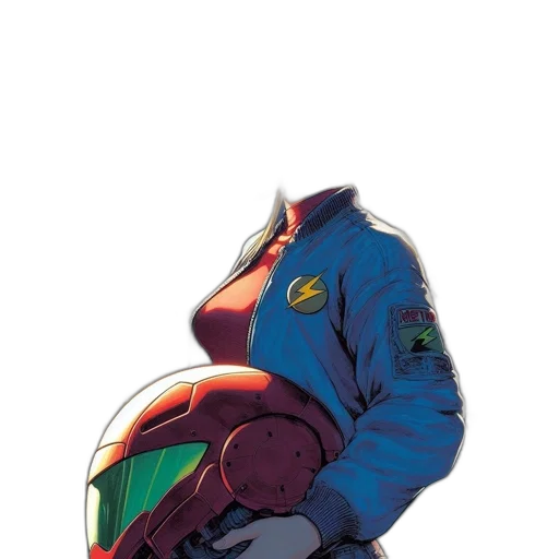 jacket, mask, robot, creature transparent PNG cut-out