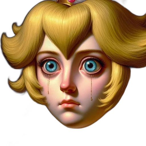 face, mask, hair, concept art transparent PNG cut-out