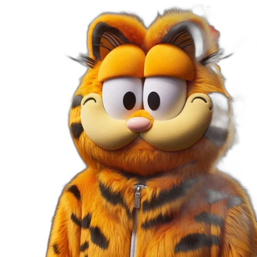 animal, jacket, 3d render, concept art transparent PNG cut-out