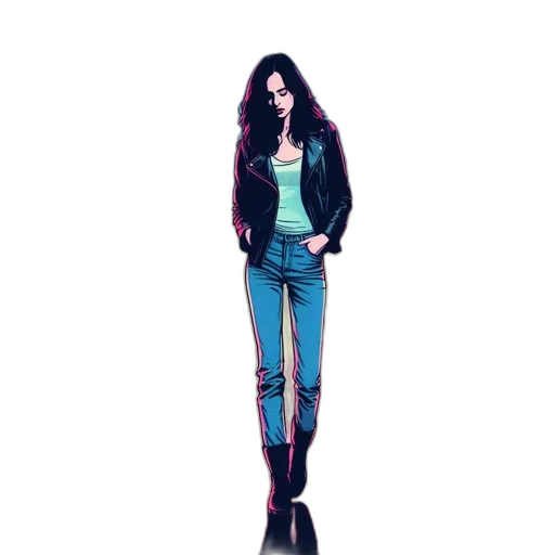 jacket, cartoon, concept art, pixel art transparent PNG cut-out