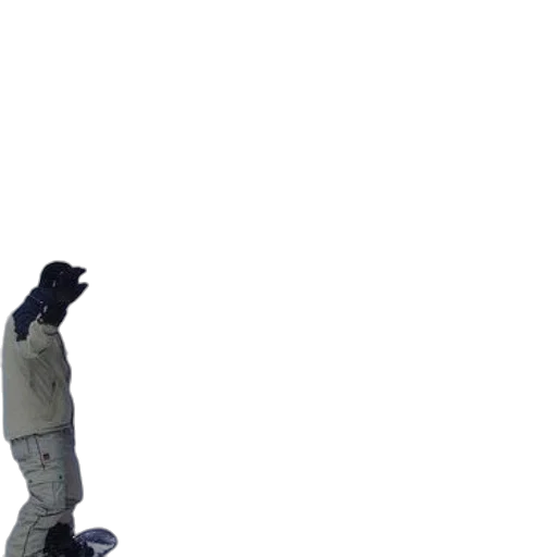 robot, staff, creature, jacket transparent PNG cut-out