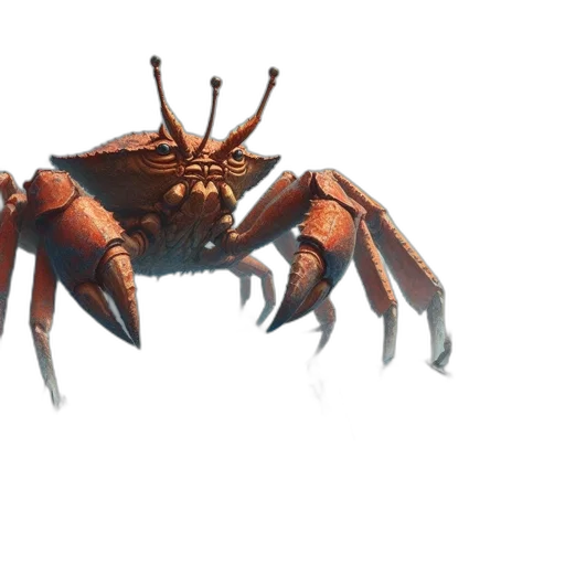 creature, animal, crown, weapon transparent PNG cut-out