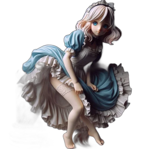 dress, concept art, fantasy art, 3d render transparent PNG cut-out
