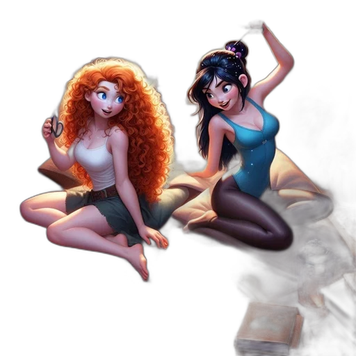 concept art, fantasy art, comic book art, pixel art transparent PNG cut-out
