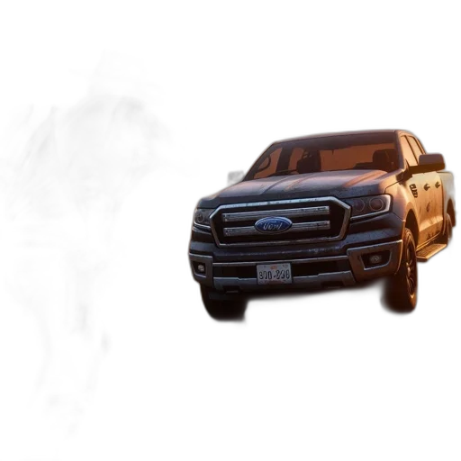 car, weapon, photorealistic, 3d render transparent PNG cut-out