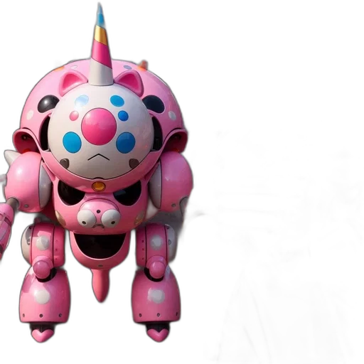 robot, weapon, 3d render, concept art transparent PNG cut-out