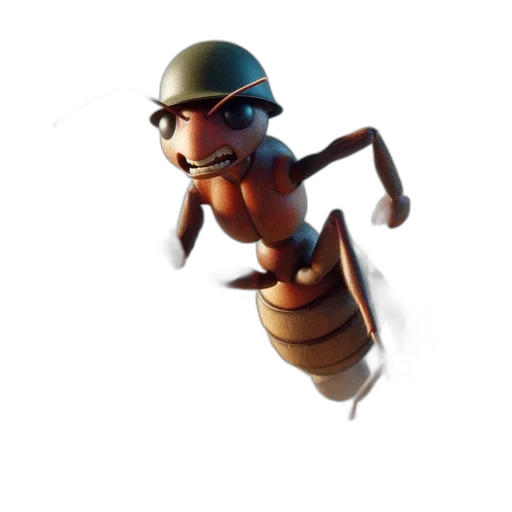 weapon, staff, robot, creature transparent PNG cut-out