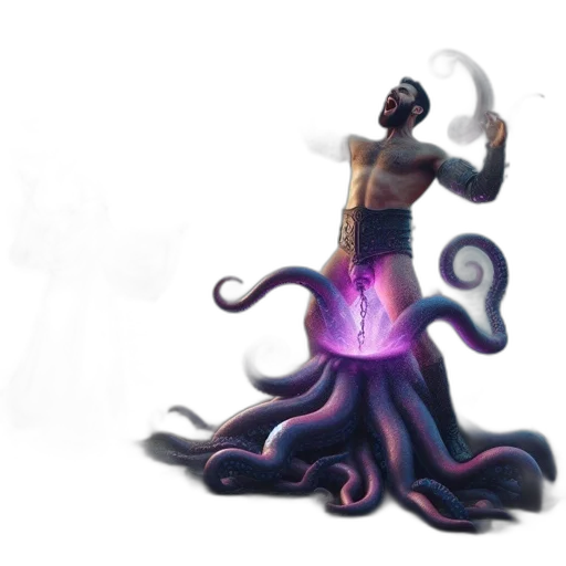 staff, creature, weapon, dragon transparent PNG cut-out