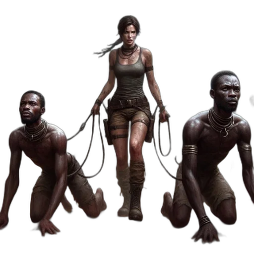 concept art, comic book art, fantasy art, 3d render transparent PNG cut-out