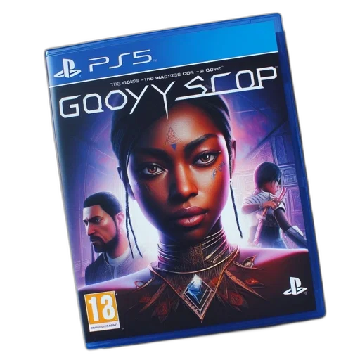 concept art, cyberpunk, cover, gooy transparent PNG cut-out