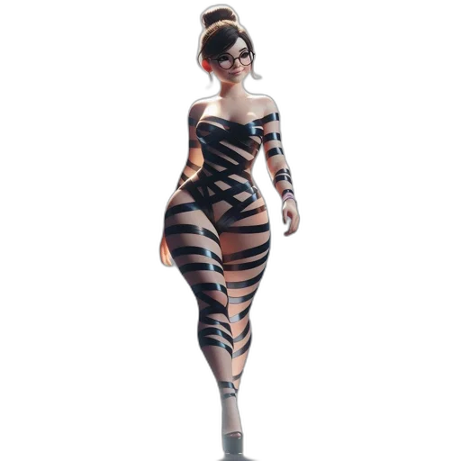 dress, 3d render, concept art, fantasy art transparent PNG cut-out