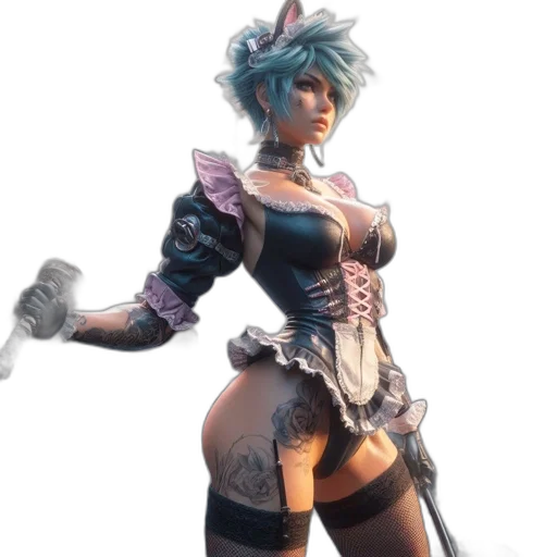 staff, dress, weapon, concept art transparent PNG cut-out