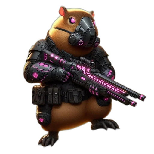 weapon, animal, creature, staff transparent PNG cut-out