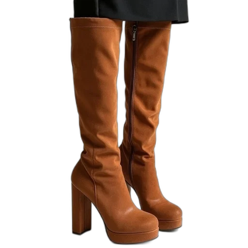 shoes, 3d render, photorealistic, earth tones transparent PNG cut-out
