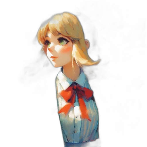 dress, face, staff, robot transparent PNG cut-out