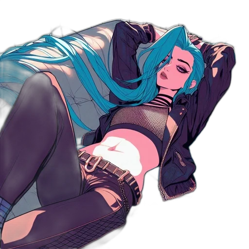 jacket, robot, creature, cyberpunk transparent PNG cut-out