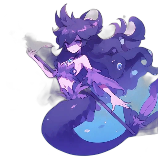 staff, creature, dragon, fantasy art transparent PNG cut-out