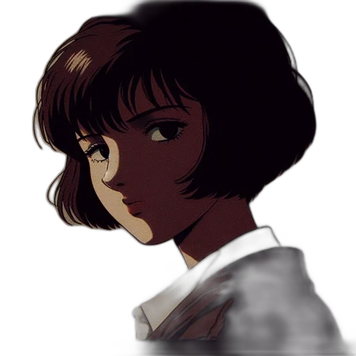 face, robot, hair, creature transparent PNG cut-out