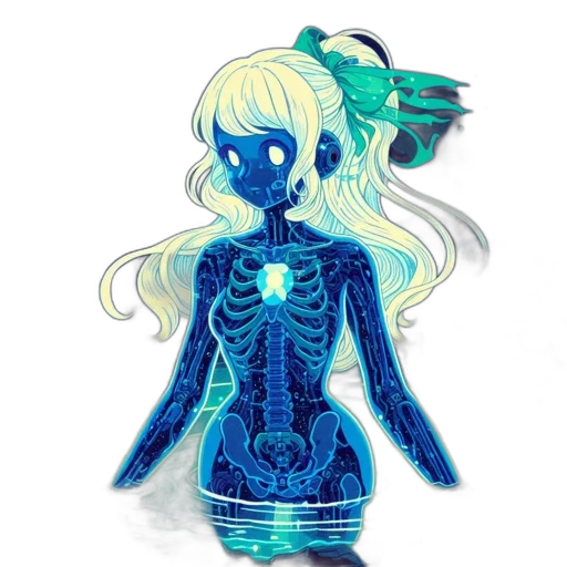 robot, dress, jewelry, anime transparent PNG cut-out