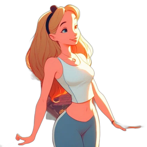 dress, staff, cartoon, concept art transparent PNG cut-out